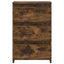 sengeborde 2 stk. 40x35x62,5 cm konstrueret træ røget egetræ