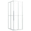 brusekabine 90x70x180 cm matteret sikkerhedsglas