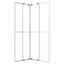 brusekabine 90x70x180 cm matteret sikkerhedsglas