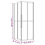 brusekabine 90x70x180 cm matteret sikkerhedsglas