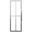 brusekabine 80x80x180 cm halvmatteret sikkerhedsglas