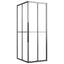 brusekabine 90x70x180 cm halvmatteret sikkerhedsglas