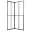 brusekabine 90x70x180 cm halvmatteret sikkerhedsglas