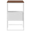 sidebord 55x36x59,5 cm konstrueret træ hvid