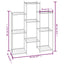 blomsterstativ 85x25x100 cm jern sort