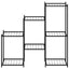 blomsterstativ 83x25x80 cm jern sort