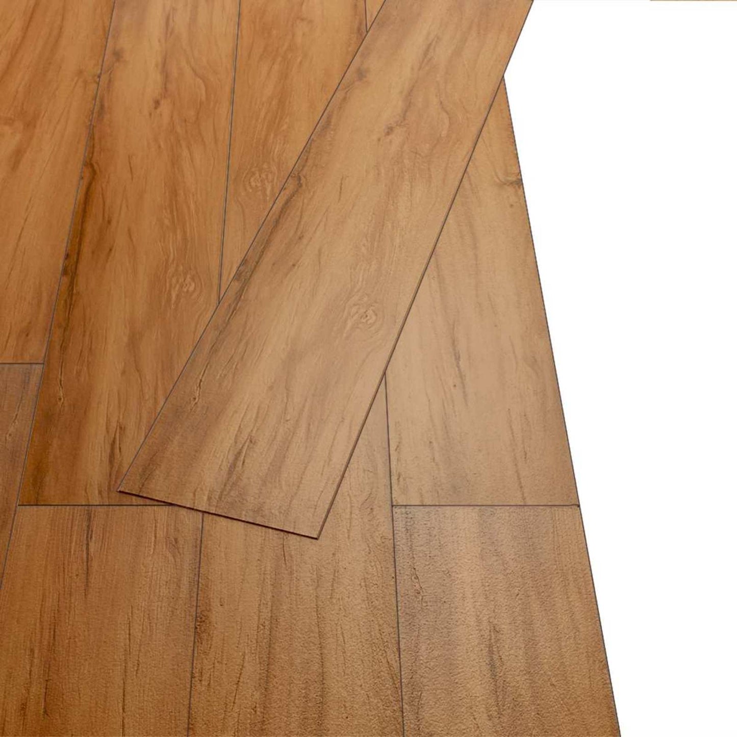 Gulvplanker 18 pcs Naturfarvet 2,51 m² PVC