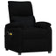 eldrevet massagestol stof sort