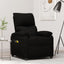 eldrevet massagestol stof sort