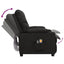 eldrevet massagestol stof sort