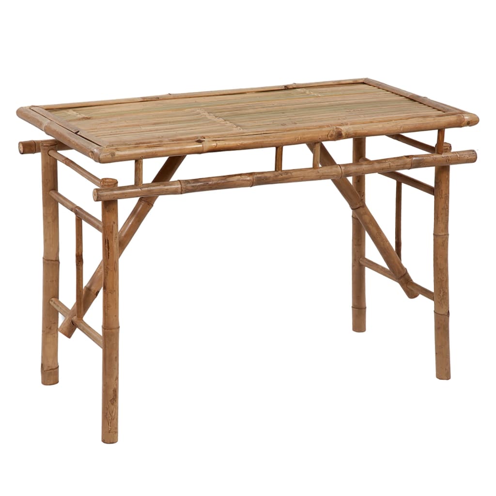 Foldbart havebord i bambus - 115 × 50 × 75 cm