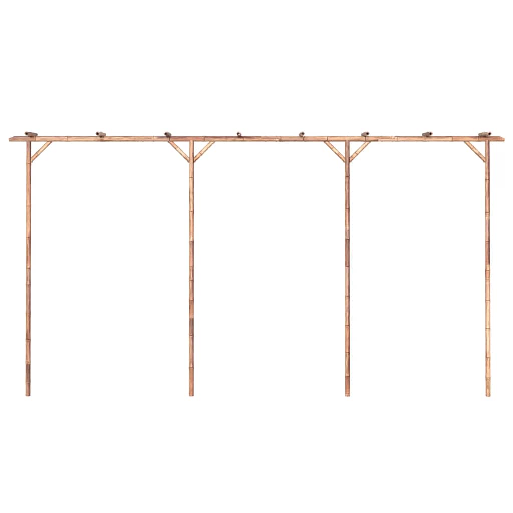 pergola 385x40x205 cm bambus
