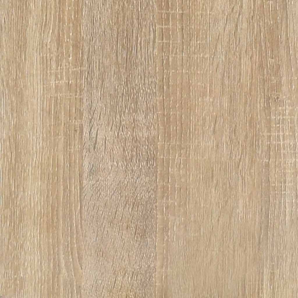 skoskab egetræ 59x17x81 cm konstrueret træ
