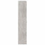 skoreol 59x17x81 cm konstrueret træ betongrå