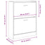 skoskab 63x24x81 cm konstrueret træ sort