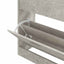 skoskab 63x24x81 cm konstrueret træ betongrå