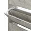 skoskab 63x24x104 cm konstrueret træ betongrå