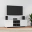 tv-bord 120x40,5x35 cm konstrueret træ hvid