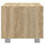 tv-bord 120x40,5x35 cm konstrueret træ sonoma-eg