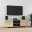 tv-bord 120x40,5x35 cm konstrueret træ sonoma-eg
