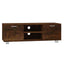 tv-bord 120x40,5x35 cm konstrueret træ røget egetræ