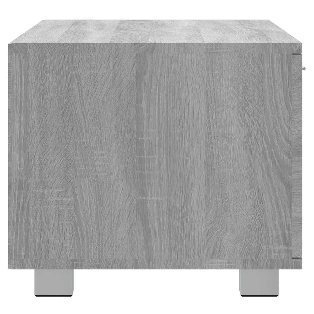 tv-bord 120x40,5x35 cm konstrueret træ grå sonoma-eg