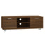 tv-bord 120x40,5x35 cm konstrueret træ brun egetræsfarve