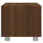 tv-bord 120x40,5x35 cm konstrueret træ brun egetræsfarve