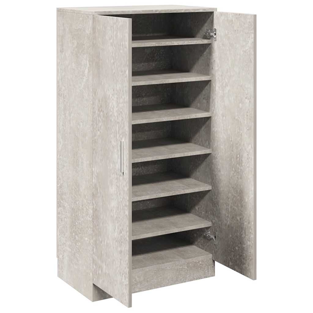 skoreol 55x35x108 cm konstrueret træ betongrå
