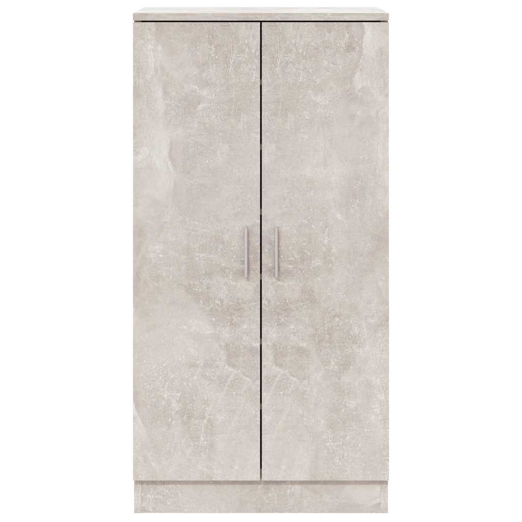 skoreol 55x35x108 cm konstrueret træ betongrå