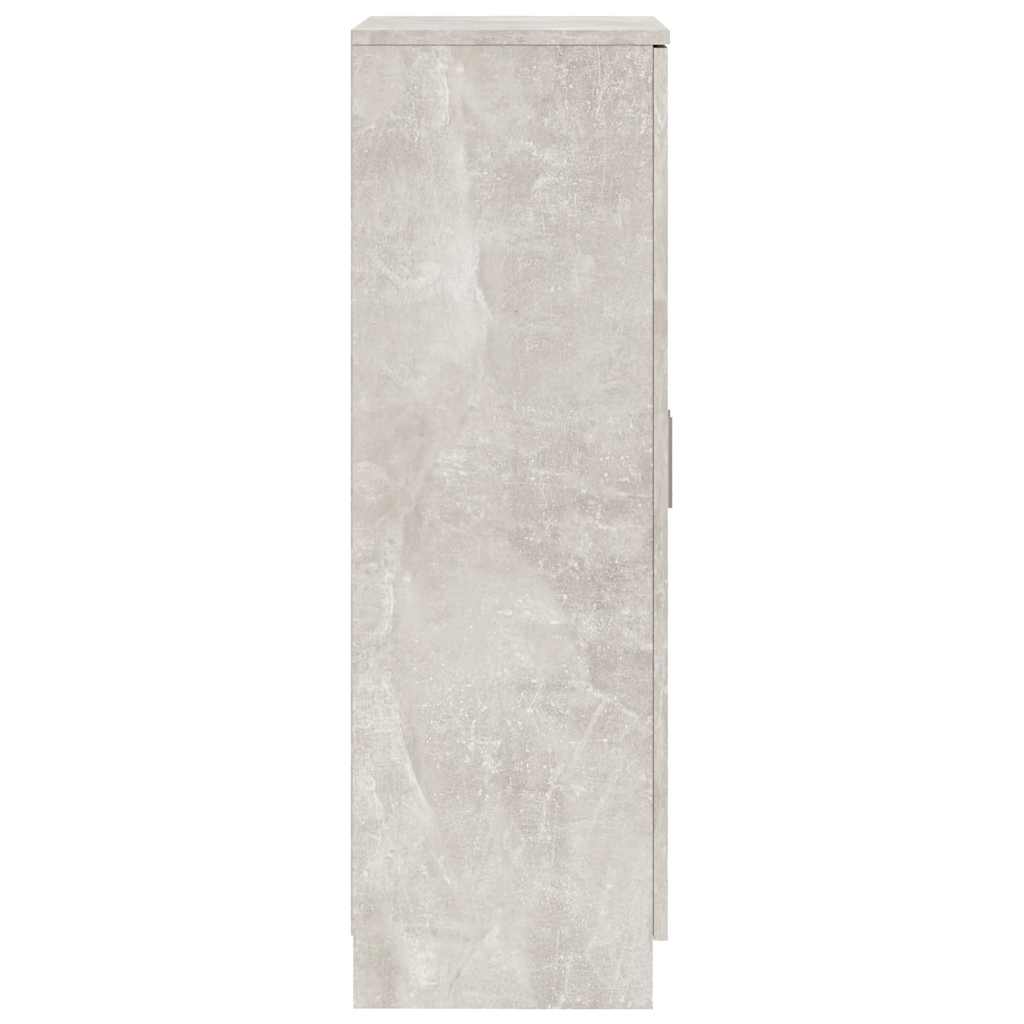 skoreol 55x35x108 cm konstrueret træ betongrå