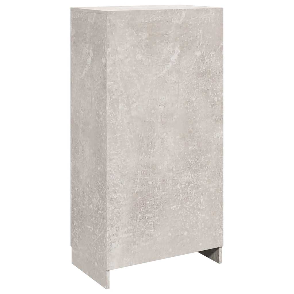 skoreol 55x35x108 cm konstrueret træ betongrå