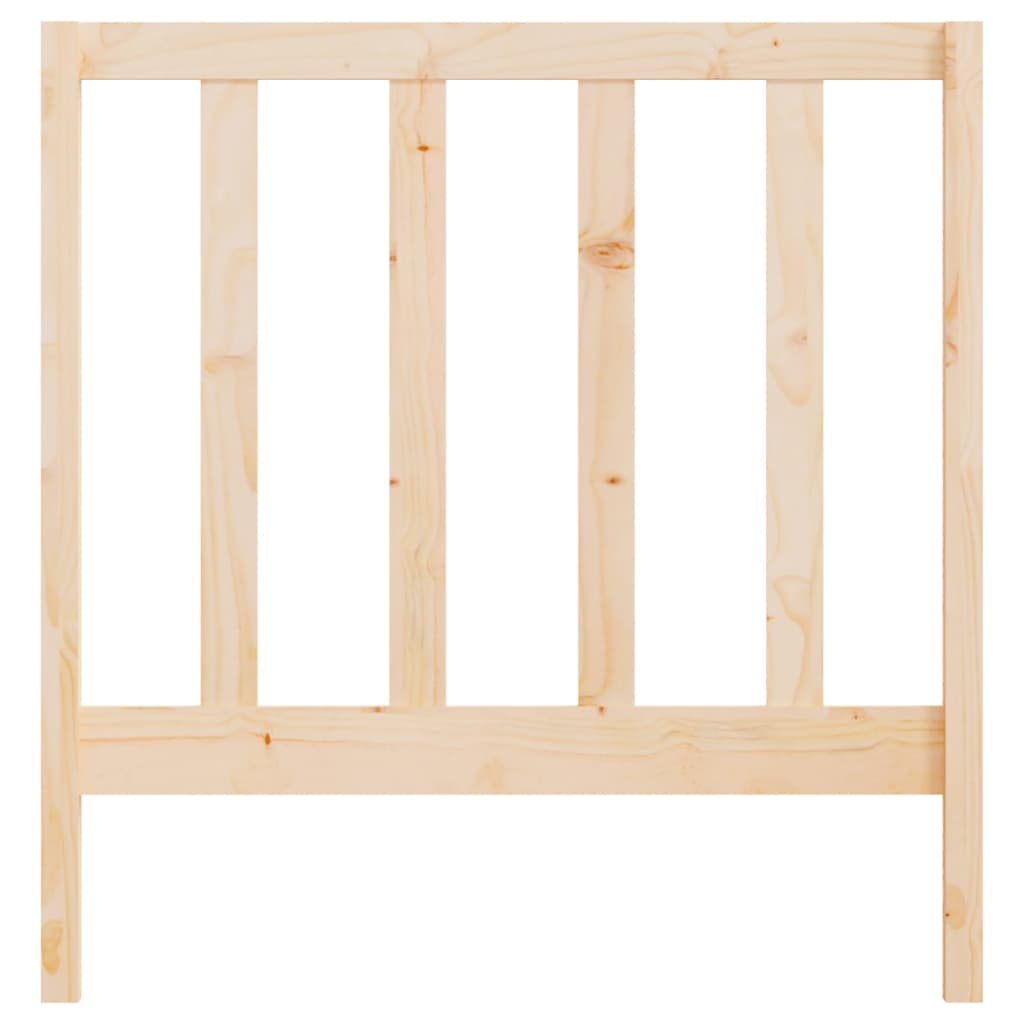 sengegærde 81x4x100 cm massivt fyrretræ