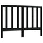 sengegavl 156x4x100 cm massivt fyrretræ sort