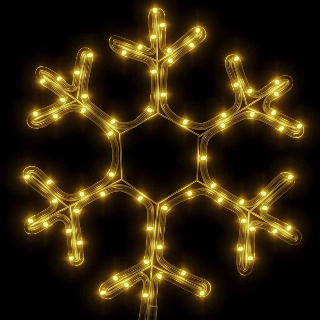 snefnug julefigur 72 LED'er 38x37 cm varmt hvidt lys