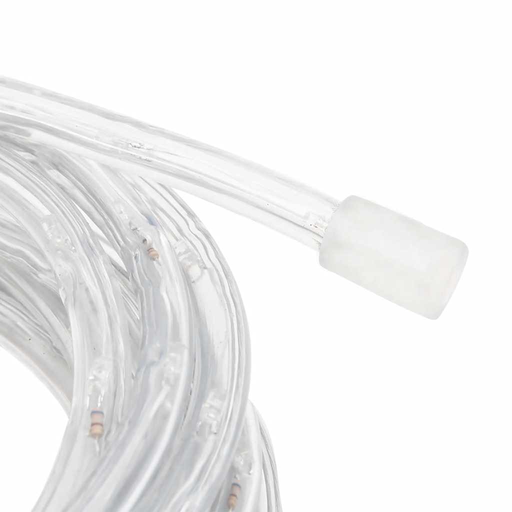 lyskæde med 120 LED'er 5 m PVC flerfarvet lys