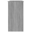 skrivebord 80x40x75 cm konstrueret træ grå sonoma-eg