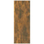 konsolbord 78x30x80 cm konstrueret træ røget egetræsfarve