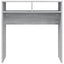 konsolbord 78x30x80 cm konstrueret træ grå sonoma-eg