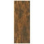 konsolbord 105x30x80 cm konstrueret træ røget egetræsfarve