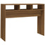 konsolbord 105x30x80 cm konstrueret træ brun egetræsfarve