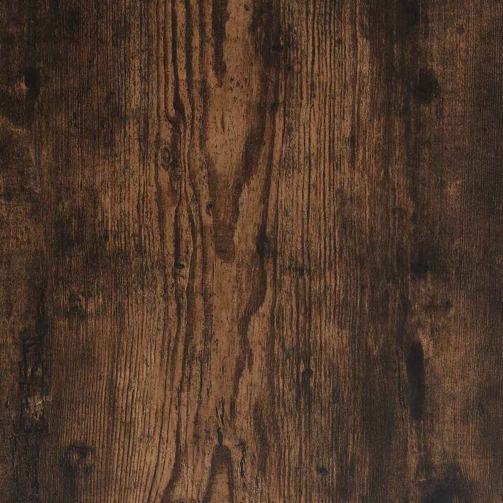 vaskemaskineskab 64x25,5x190 cm røget egetræsfarve