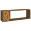 tv-bord 100x24x32 cm konstrueret træ røget egetræ