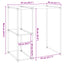 opbevaringsreol over vaskemaskine 87x55x90,5 cm jern sort