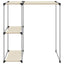 opbevaringsreol over vaskemaskine 87x55x90,5 cm jern creme