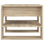 sofabord 55,5x55x45 cm konstrueret træ sonoma-eg