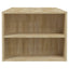sofabord 102x55x42 cm konstrueret træ sonoma-eg