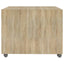 sofabord 55x55x40 cm konstrueret træ sonoma-eg