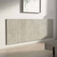 sengegærde 240x1,5x80 cm konstrueret træ betongrå