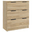 skænk 60x30x70 cm konstrueret træ sonoma-eg